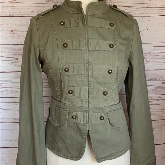DKNYC Jackets & Blazers - DKNY Jeans Military Style Crop Jacket